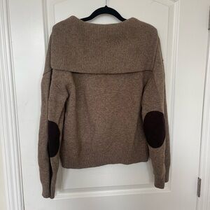 Dover Wool Sweater with Elbow Patches